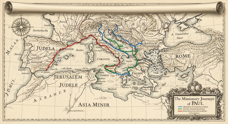 Paul's Missionary Journey Map