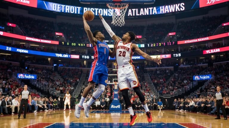 Detroit Pistons vs Atlanta Hawks Match Player Stats