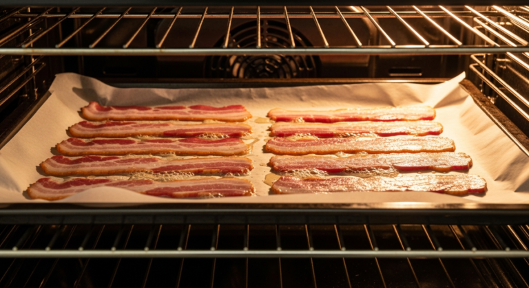 bacon in the oven