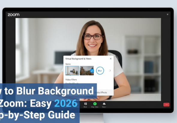 How to Blur Background on Zoom