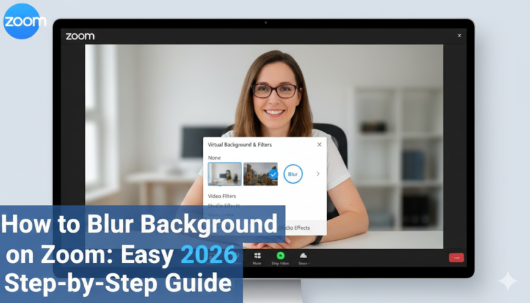 How to Blur Background on Zoom