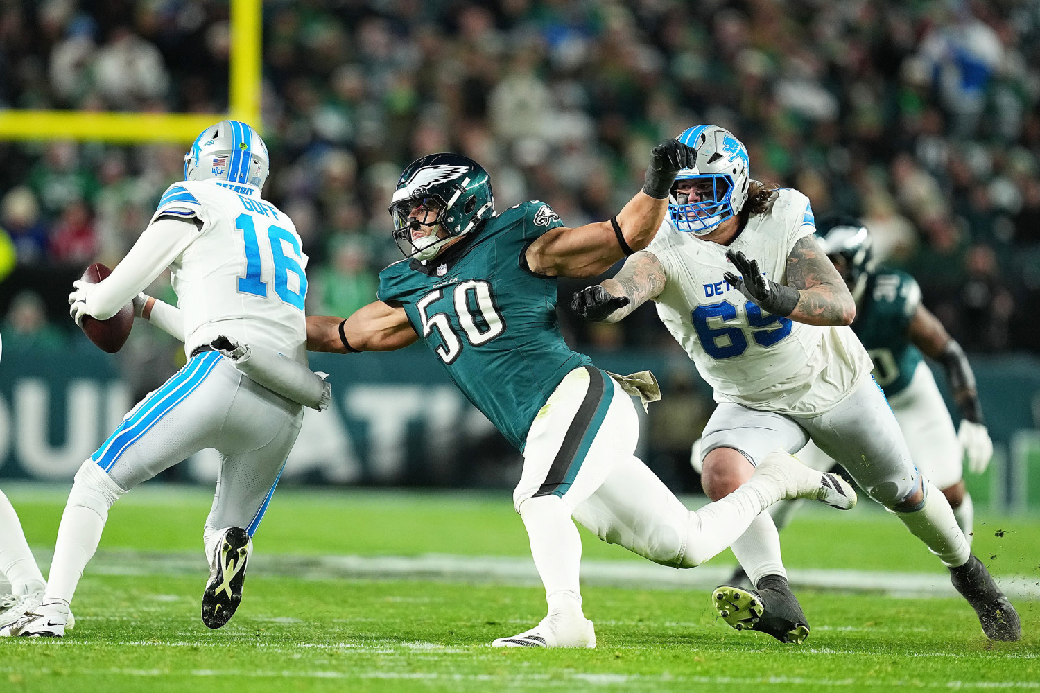 detroit lions vs philadelphia eagles match player stats